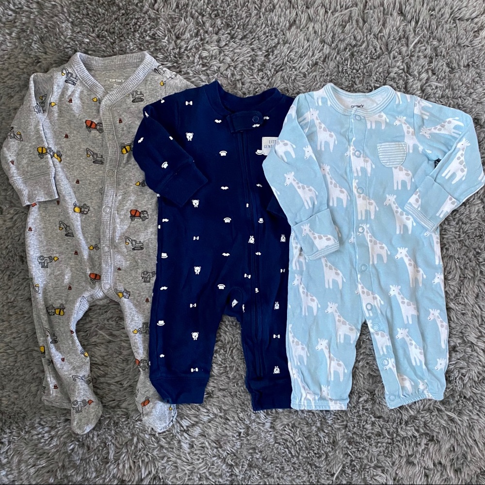 Three piece pajama set from Carter’s, size 3M